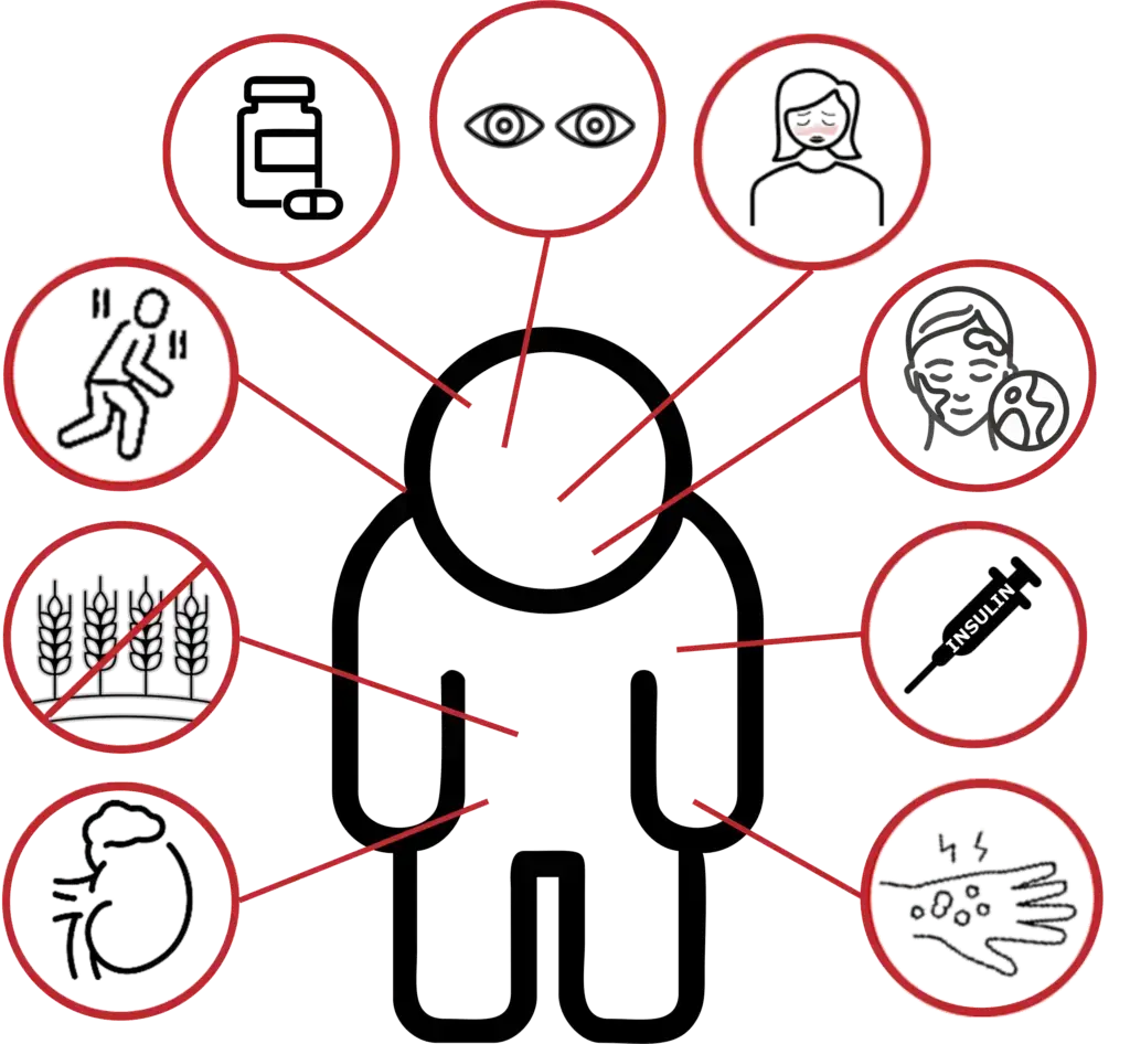 Trauriger Mann Grafik M.Basedow